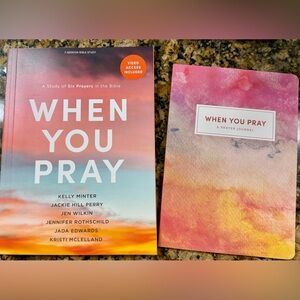 When You Pray Paperback Book Plus Separate Prayer Journal 7 Session Bible Study